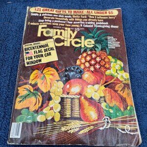 Family Circle November 1975 Magazine